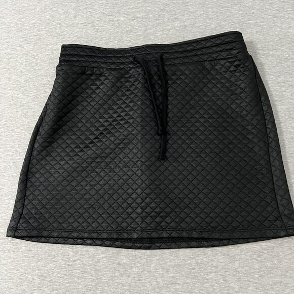 Fabletics Pants - Fabletics Mini Skirt Womens Small Black Quilted Pull On Athletic Casual